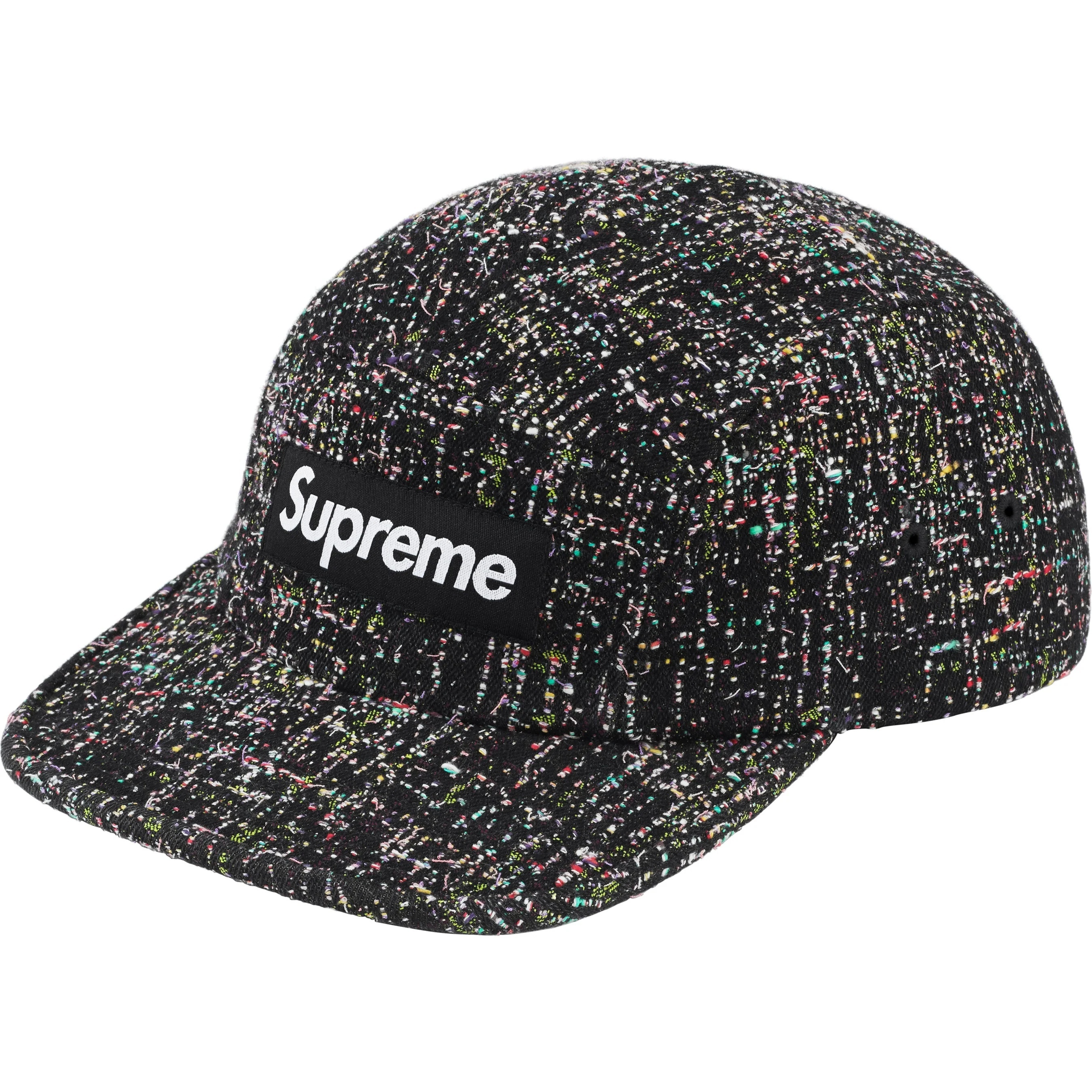 Denim Bouclé Camp Cap view 6